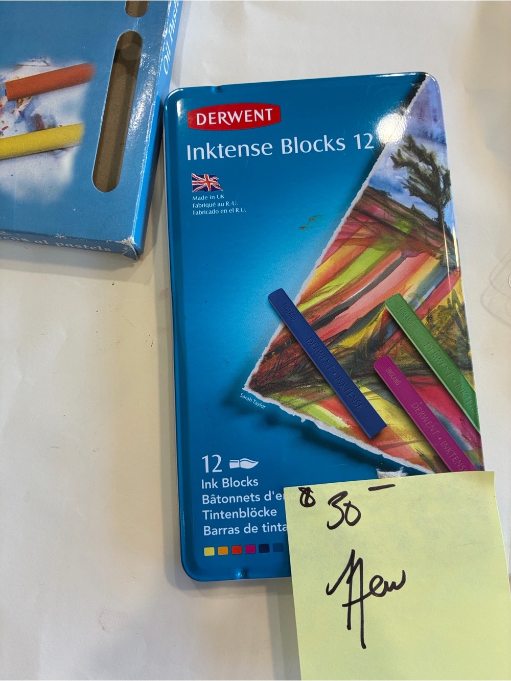 Oil pastels and pastels